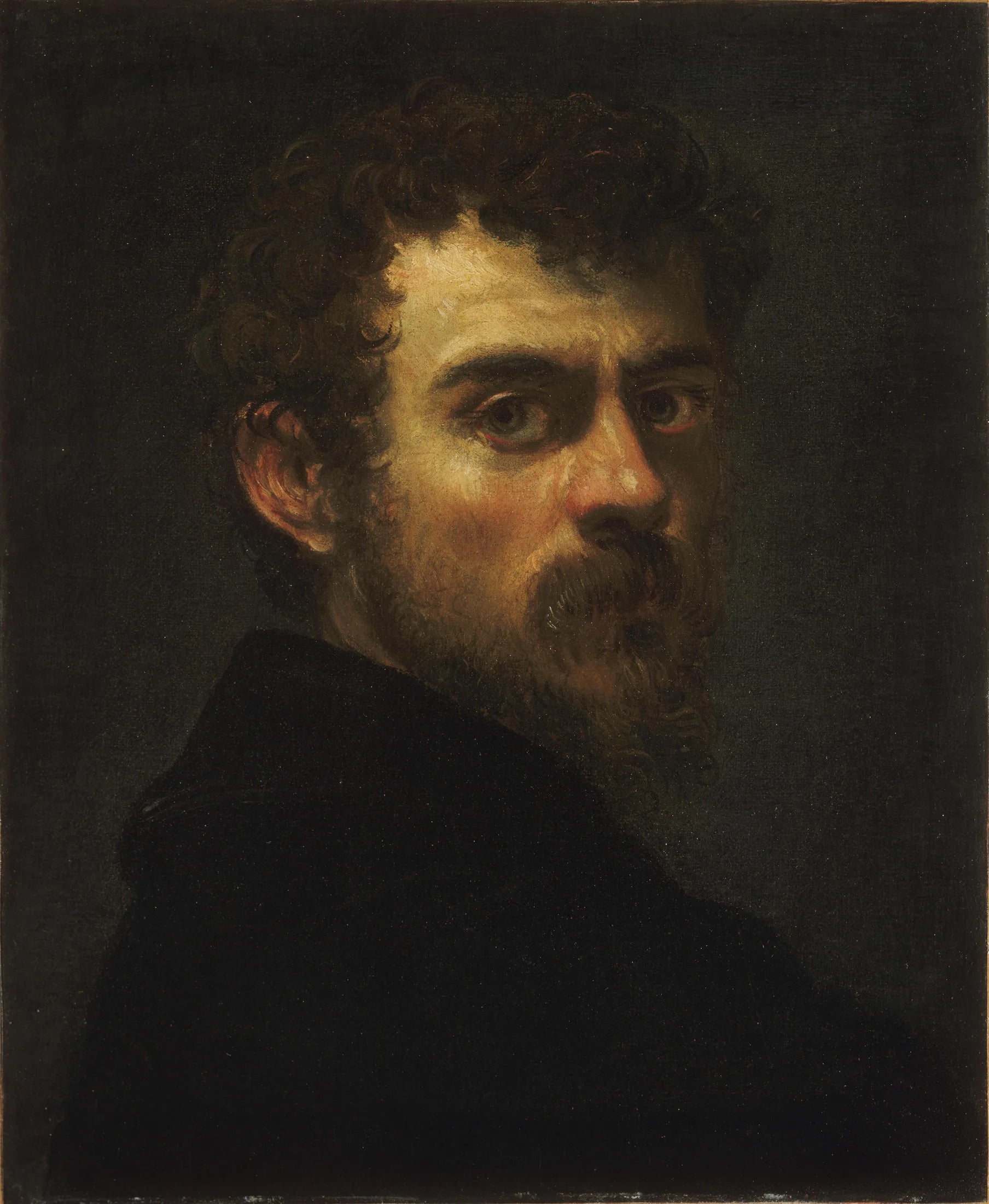 Autoportrait - Jacopo Tintoretto image 1 reproduction de peinture à l’huile