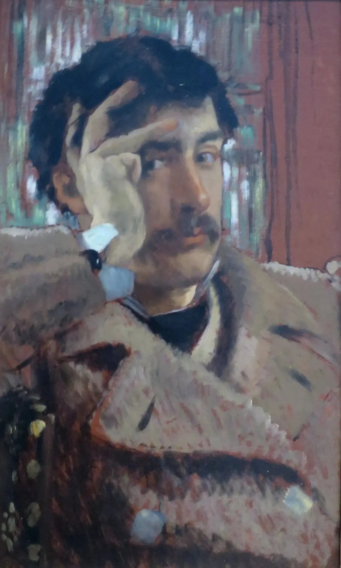 Autoportrait - James Tissot image 1 copie peinte à la main à l’huile