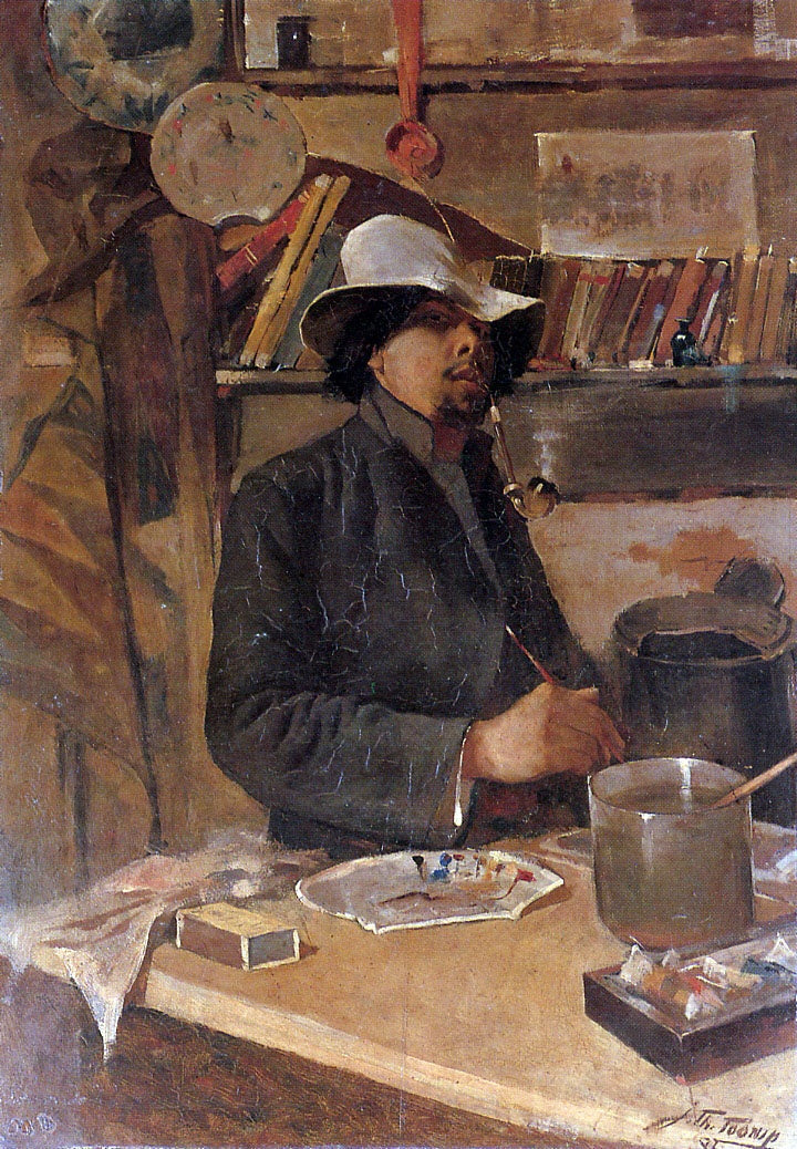 Autoportrait - Jan Toorop image 1 tableau peint à l’huile sur toile