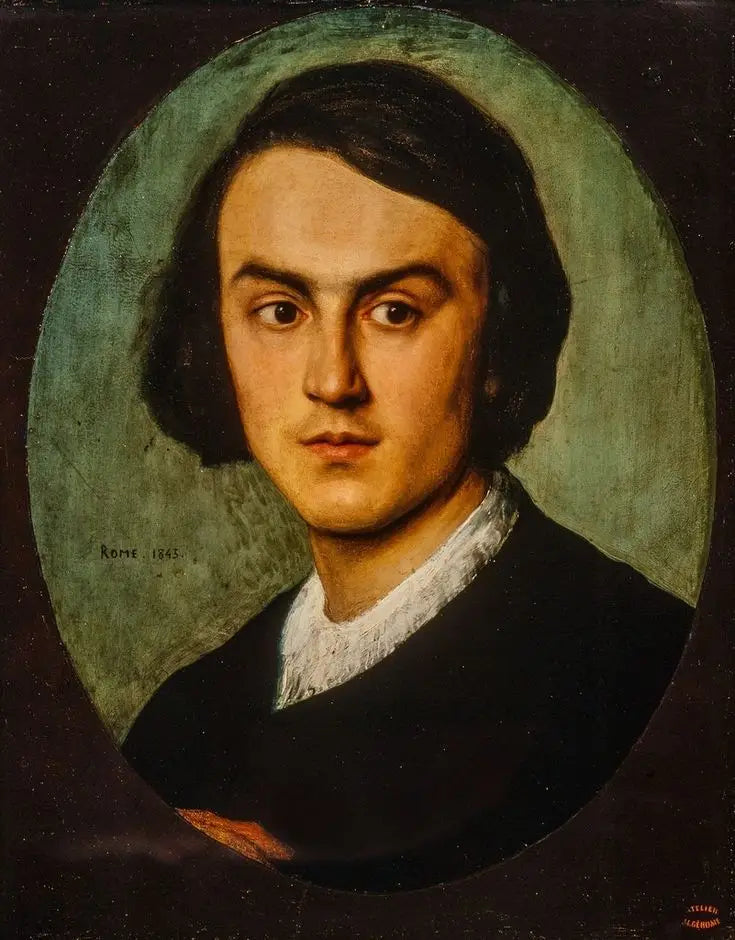 Autoportrait - Jean-Léon Gérôme image 1 reproduction artisanale de tableau