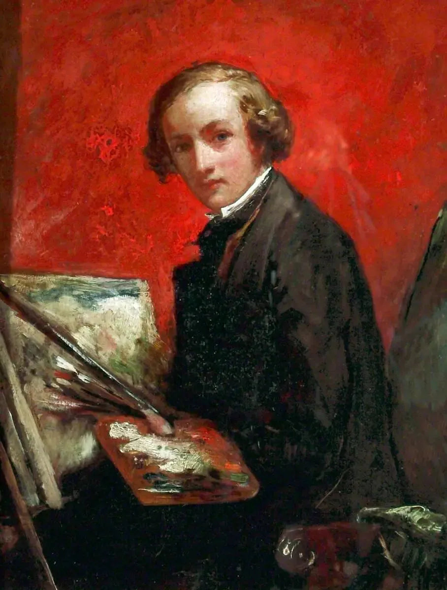 Autoportrait - John Everett Millais image 1 copie peinte à la main à l’huile