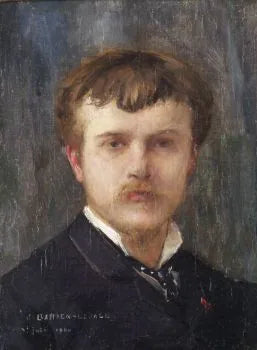 Autoportrait - Jules Bastien-Lepage image 1 copie de tableau peinte à la main