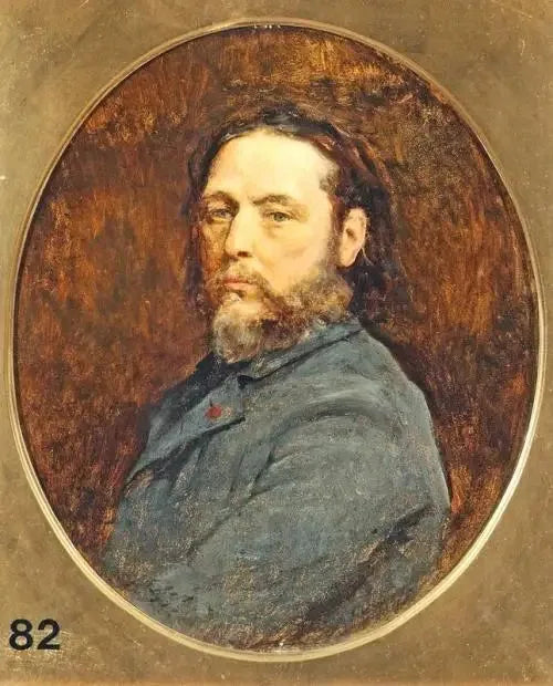 Autoportrait - Jules Breton image 1 reproduction artisanale de tableau