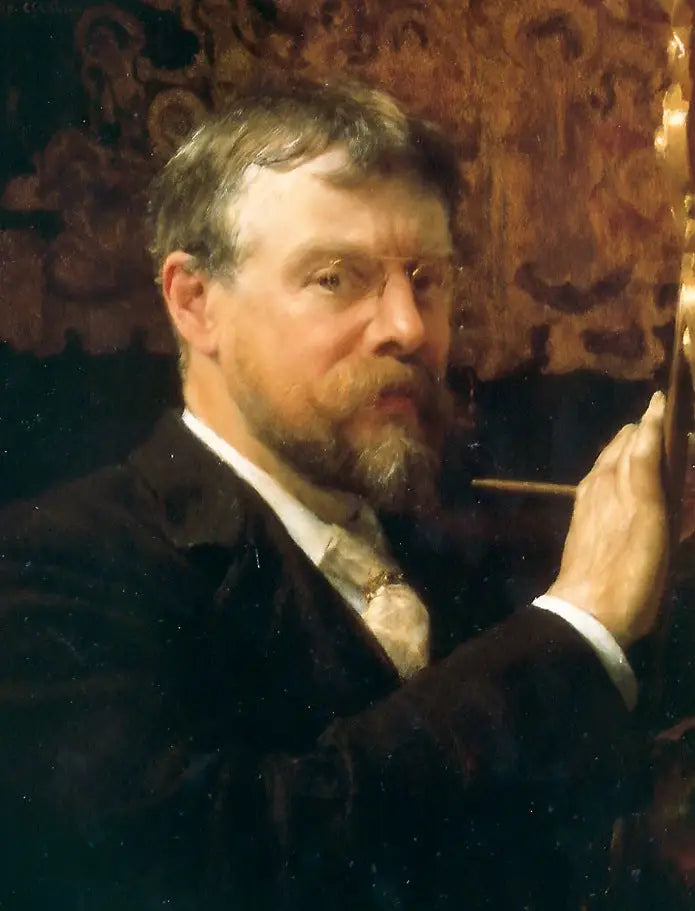 Autoportrait - Lawrence Alma-Tadema image 1 copie de tableau peinte à la main