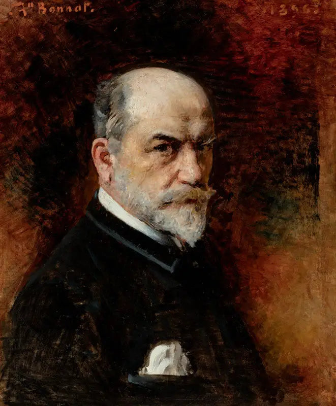 Autoportrait - Léon Bonnat image 1 reproduction de peinture à l’huile