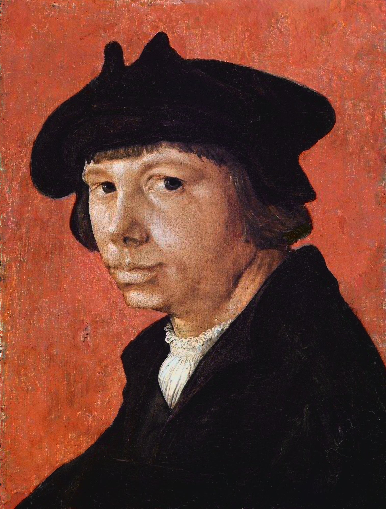Autoportrait - Lucas van Leyden image 1 copie de tableau peinte à la main