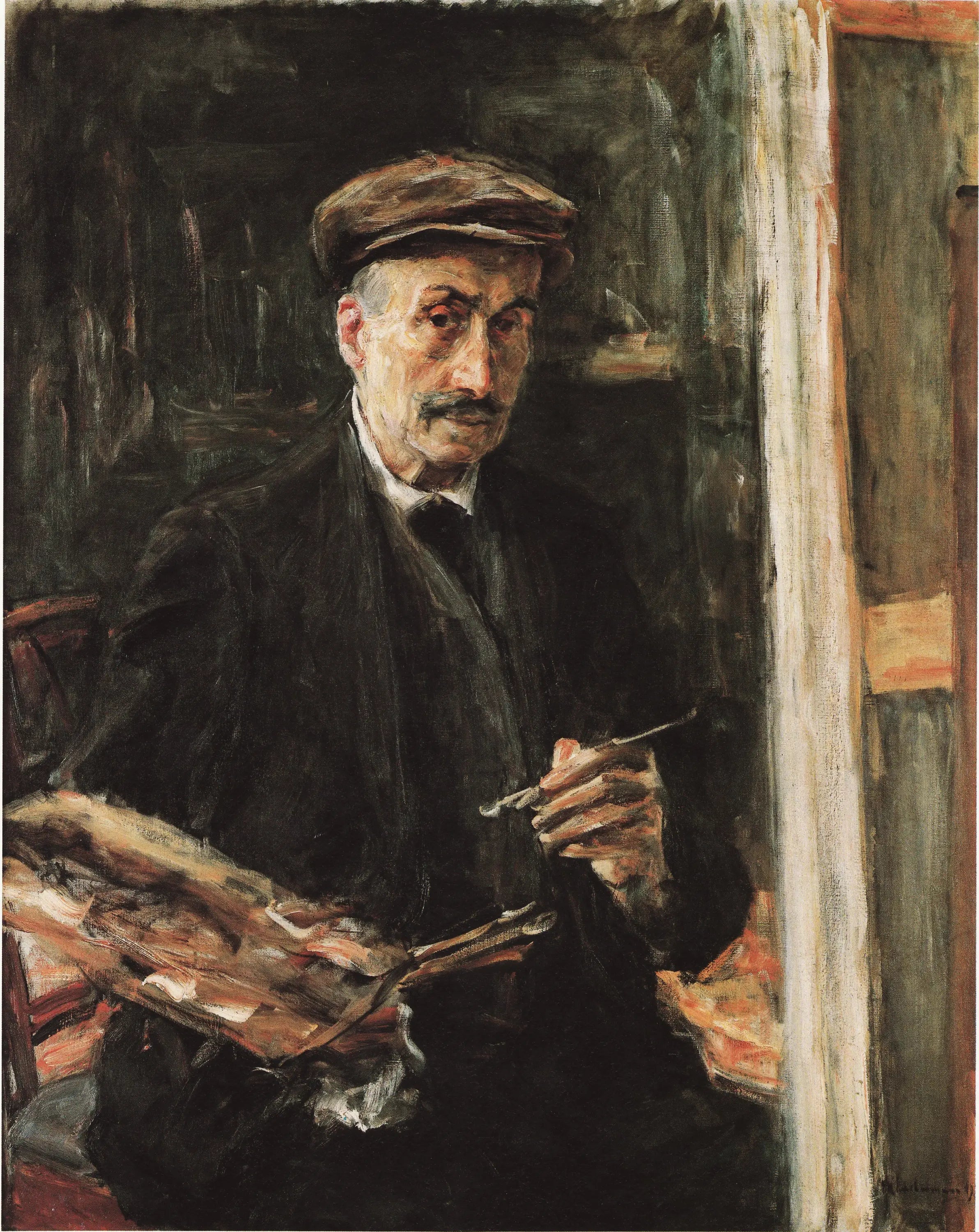 Autoportrait - Max Liebermann image 1 reproduction réalisée par Alpha Reproduction
