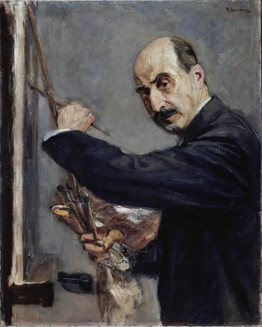 Autoportrait - Max Liebermann image 1 reproduction d’œuvre d’art à l’huile