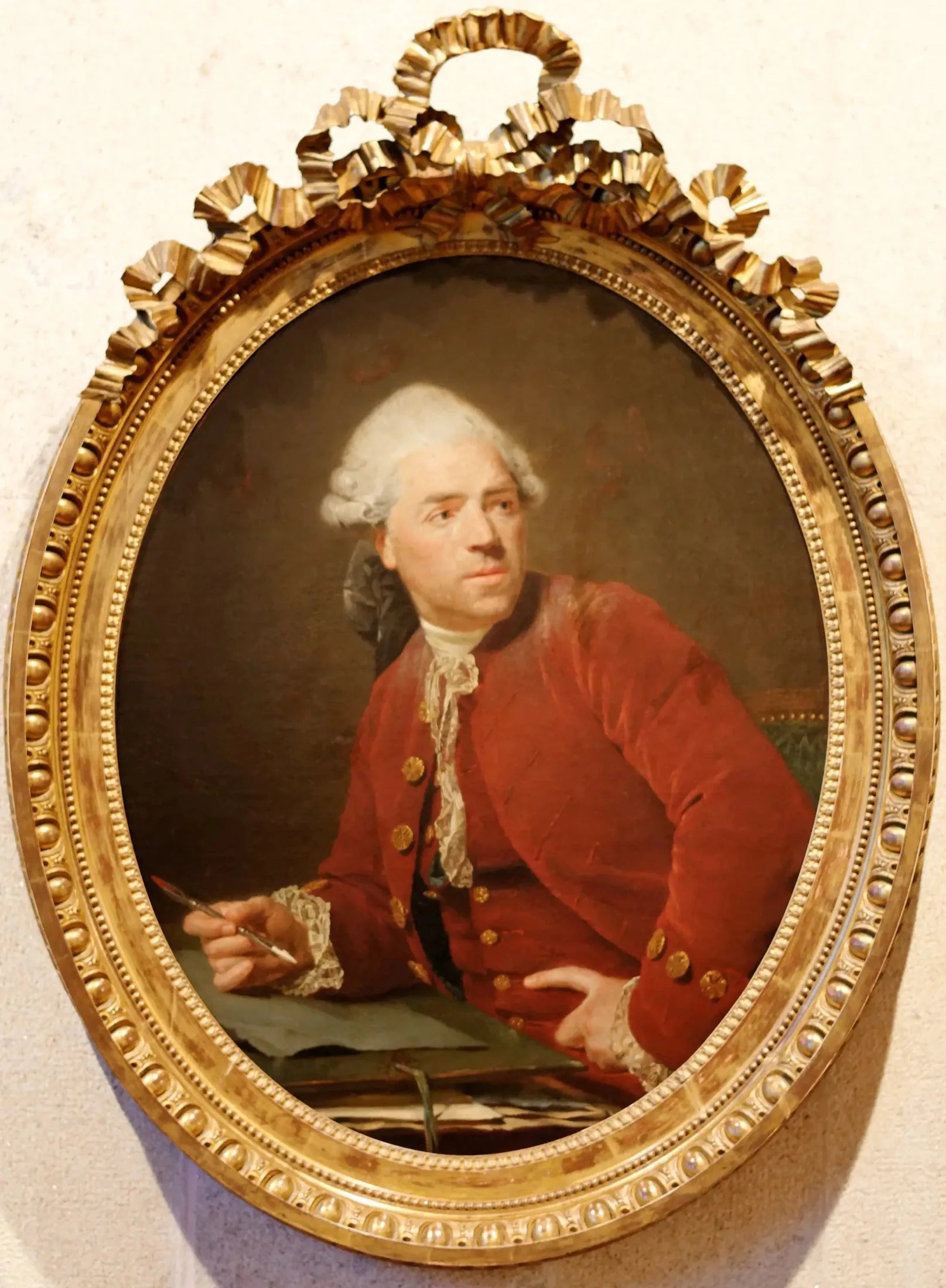 Autoportrait - Nicolas-Bernard Lépicié image 1 reproduction de peinture à l’huile