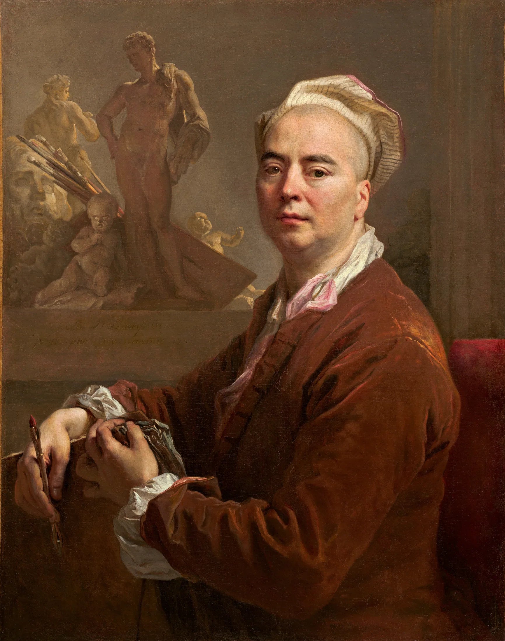 Autoportrait - Nicolas de Largillière image 1 reproduction réalisée par Alpha Reproduction