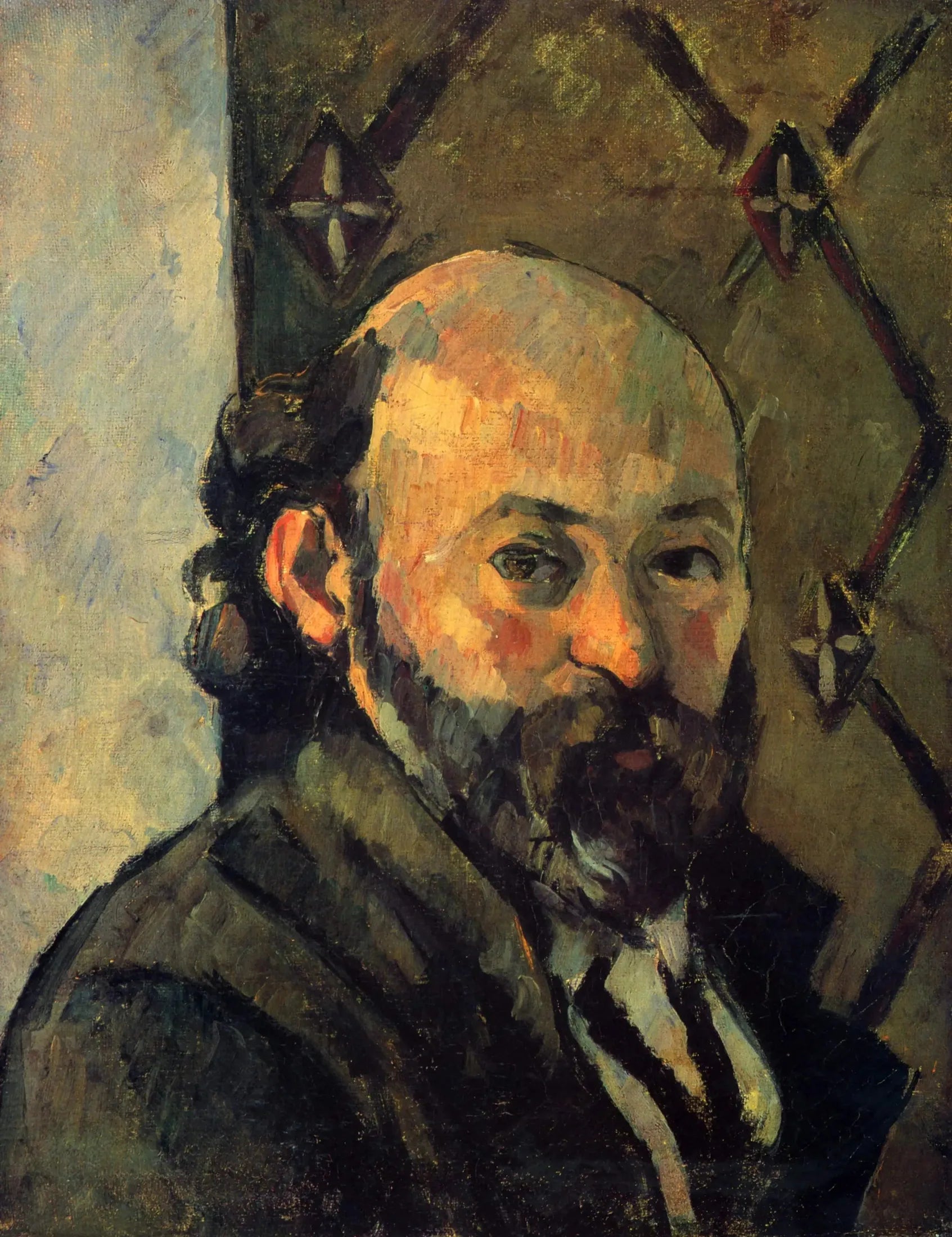 Autoportrait - Paul Cézanne image 1 copie peinte à la main à l’huile
