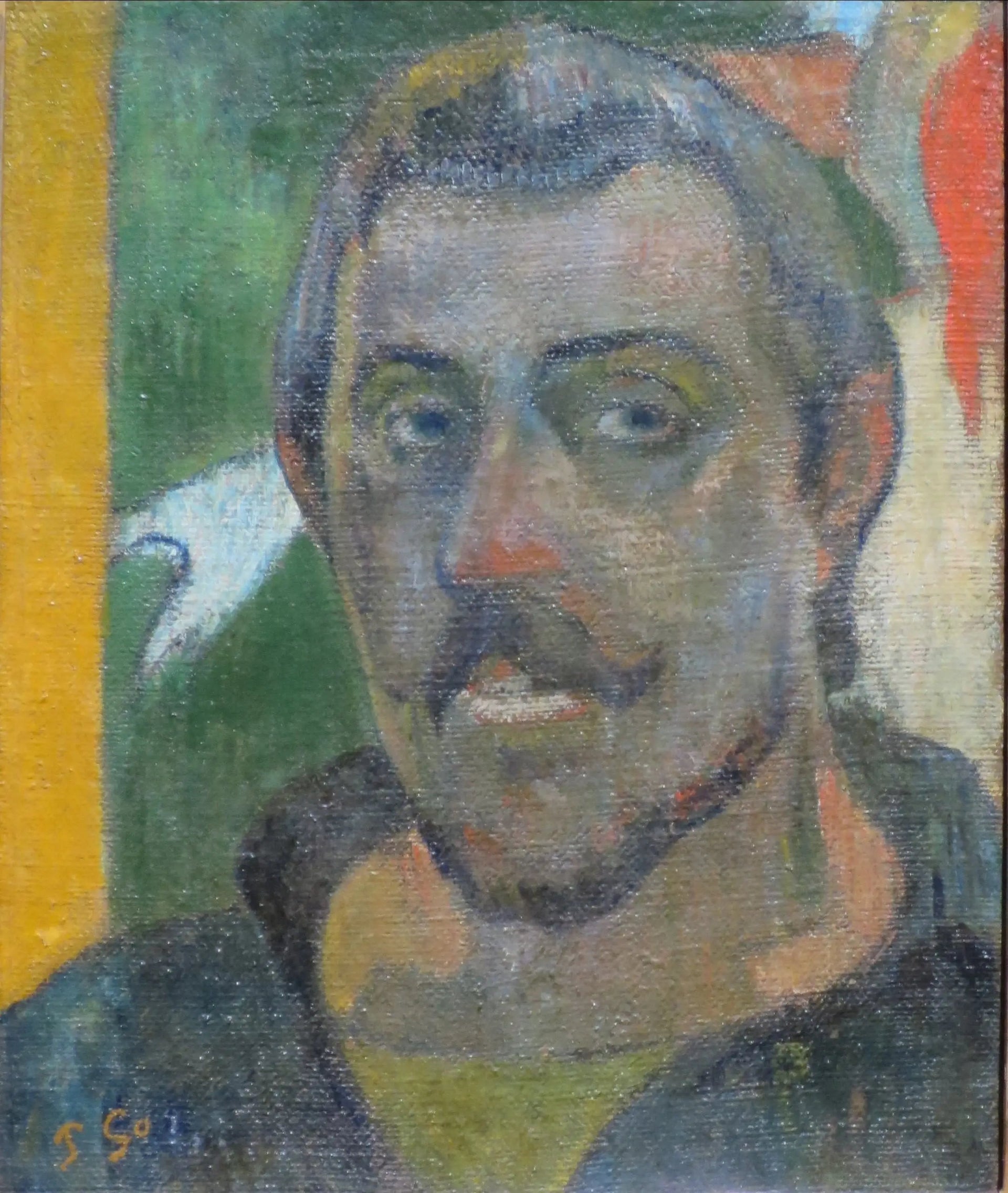 Autoportrait - Paul Gauguin image 1 copie de tableau peinte à la main