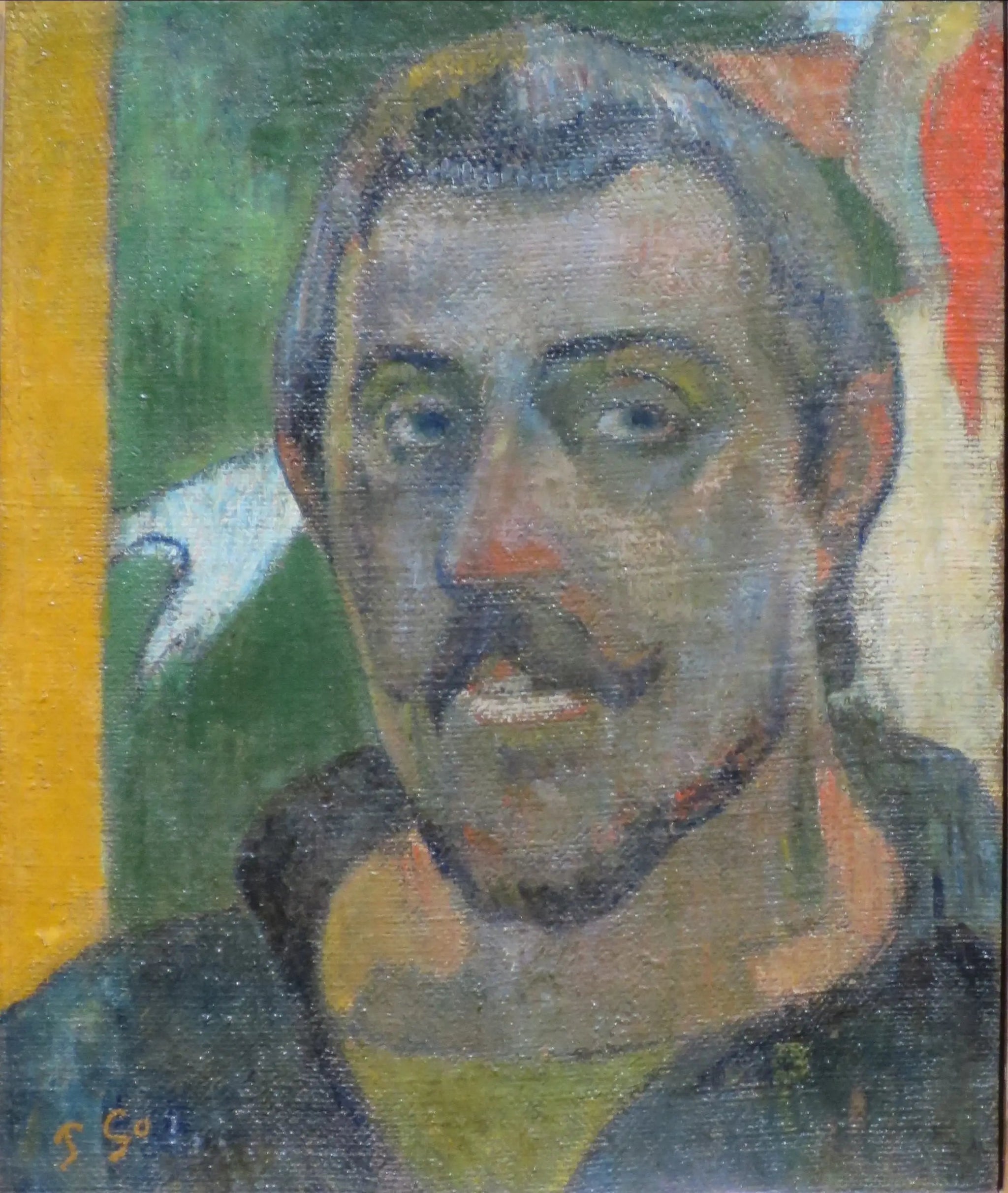 Autoportrait - Paul Gauguin image 1 copie de tableau peinte à la main