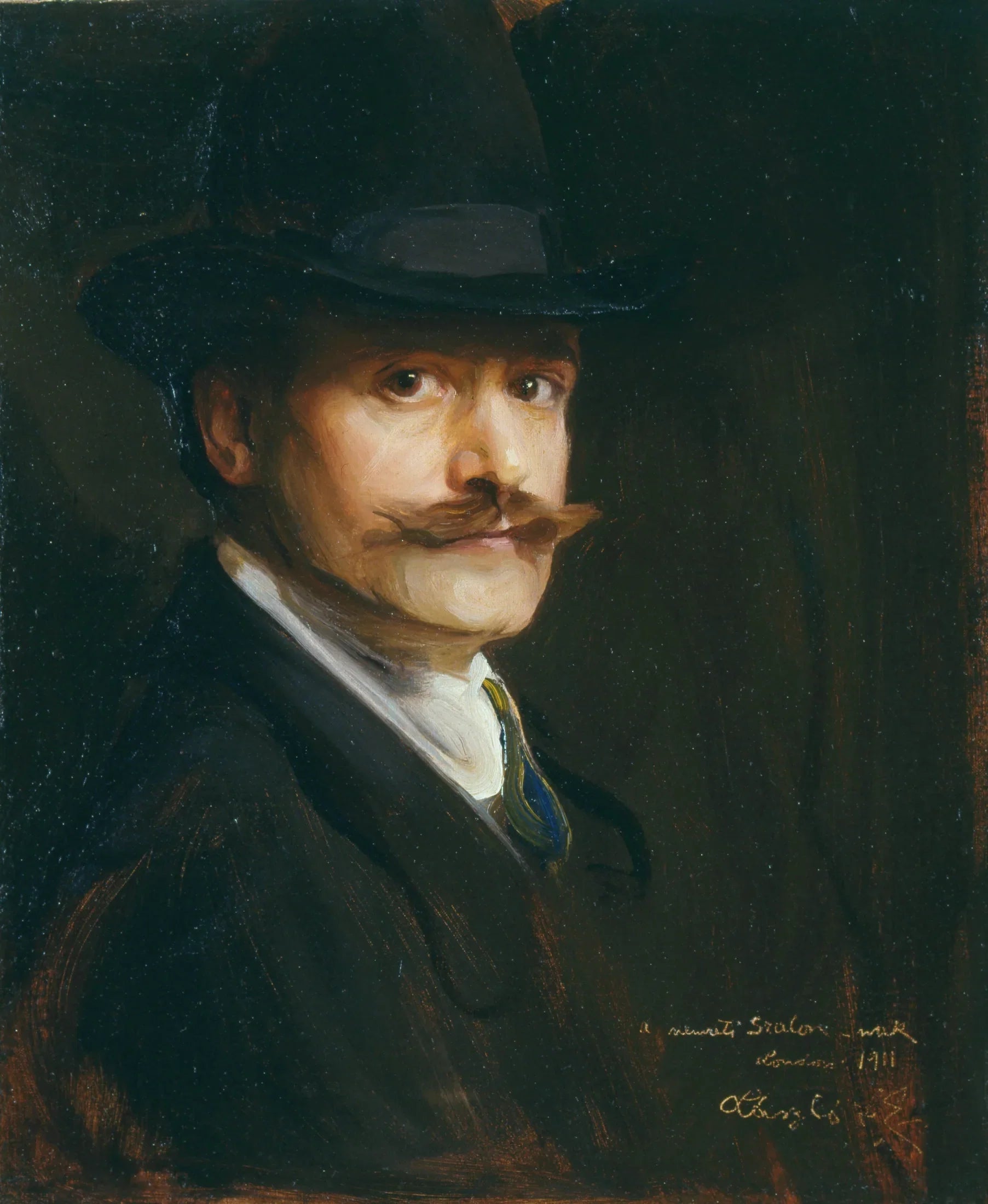 Autoportrait - Philip de László image 1 reproduction de peinture à l’huile