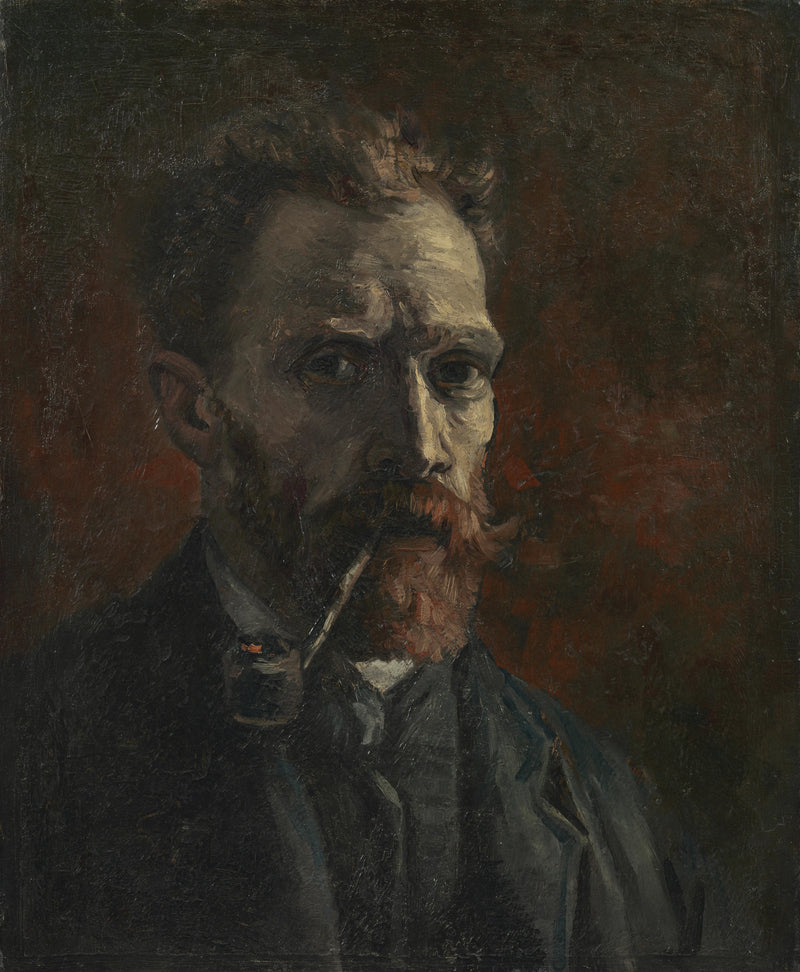 Автопортрет з люлькою - Vincent van Gogh