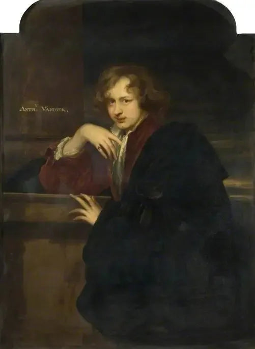 Autoportrait, quand un jeune - Antoine van Dyck image 1 copie de tableau peinte à la main