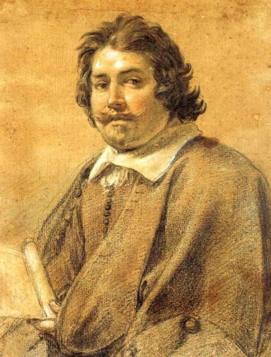 Autoportrait - Simon Vouet image 1 tableau peint à l’huile sur toile