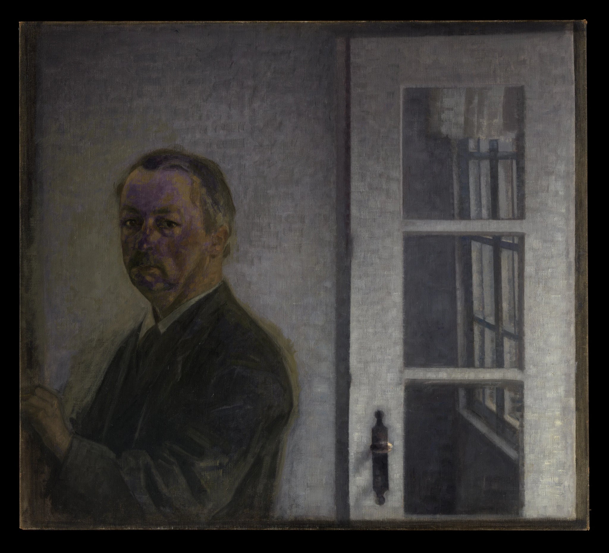 Autoportrait à Spurveskjul - Vilhelm Hammershøi
