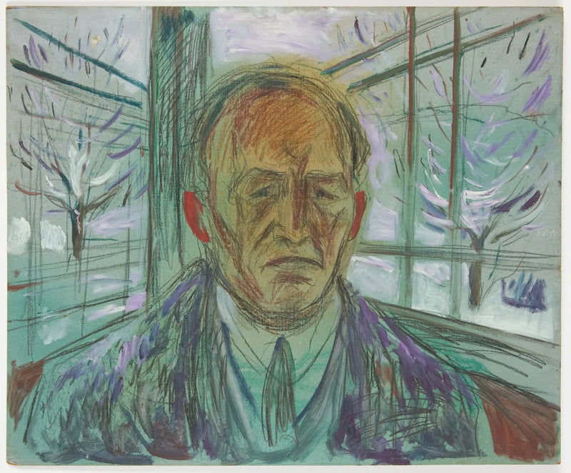 Autoportrait sur la véranda - Edvard Munch