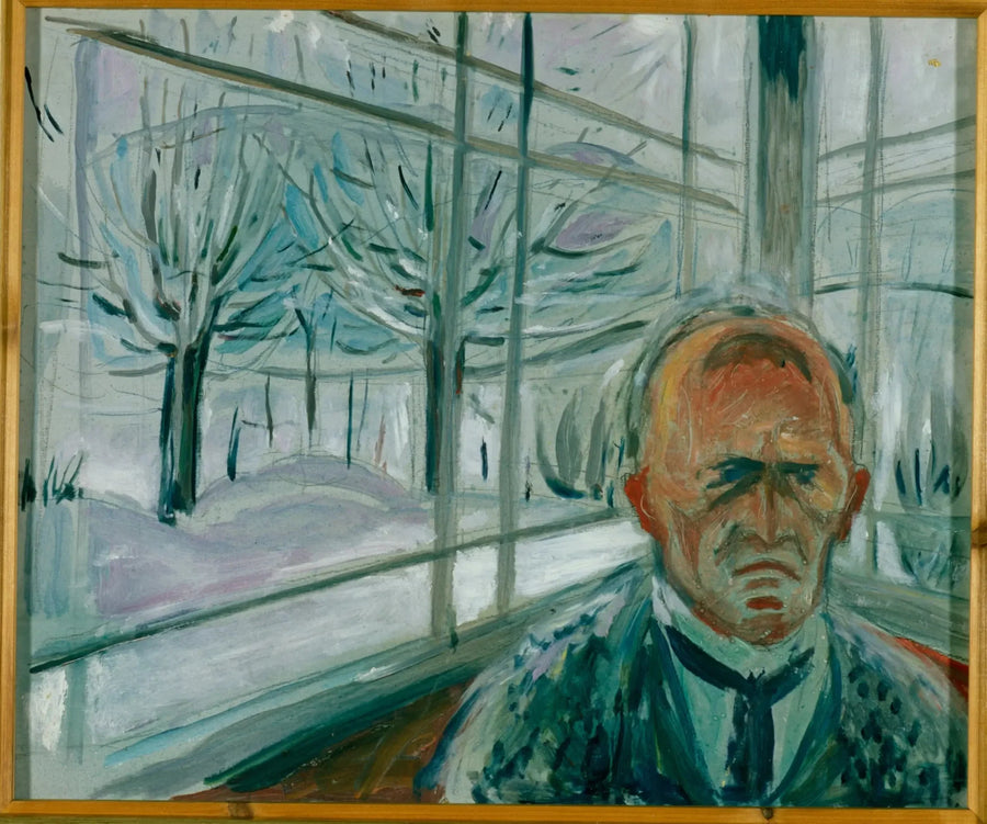 Autoportrait sur la véranda - Edvard Munch