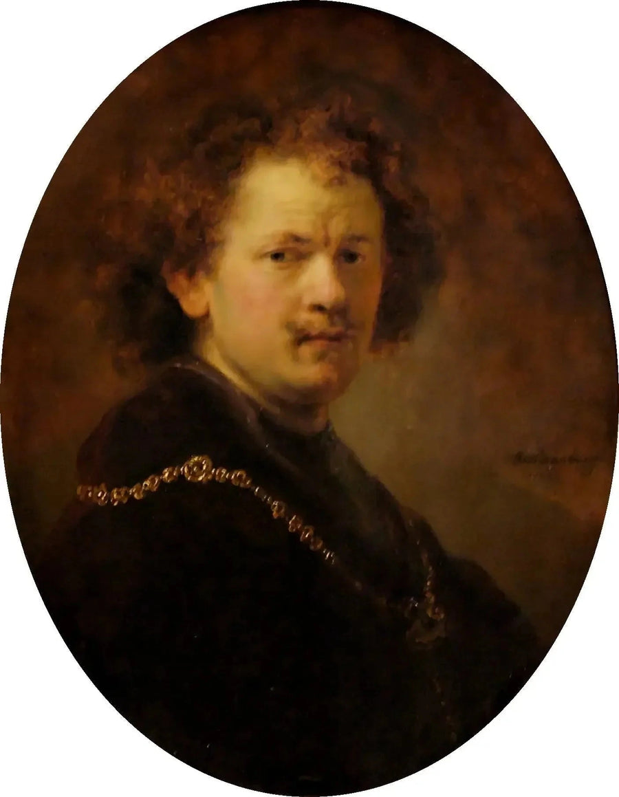 Autoportrait, tête nue – Rembrandt, 1633