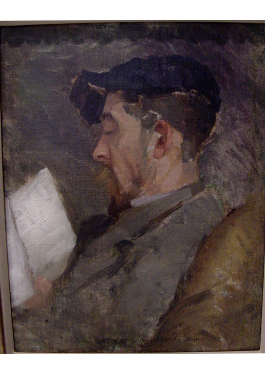 Autoportrait - Theodore Robinson image 1 copie de tableau peinte à la main