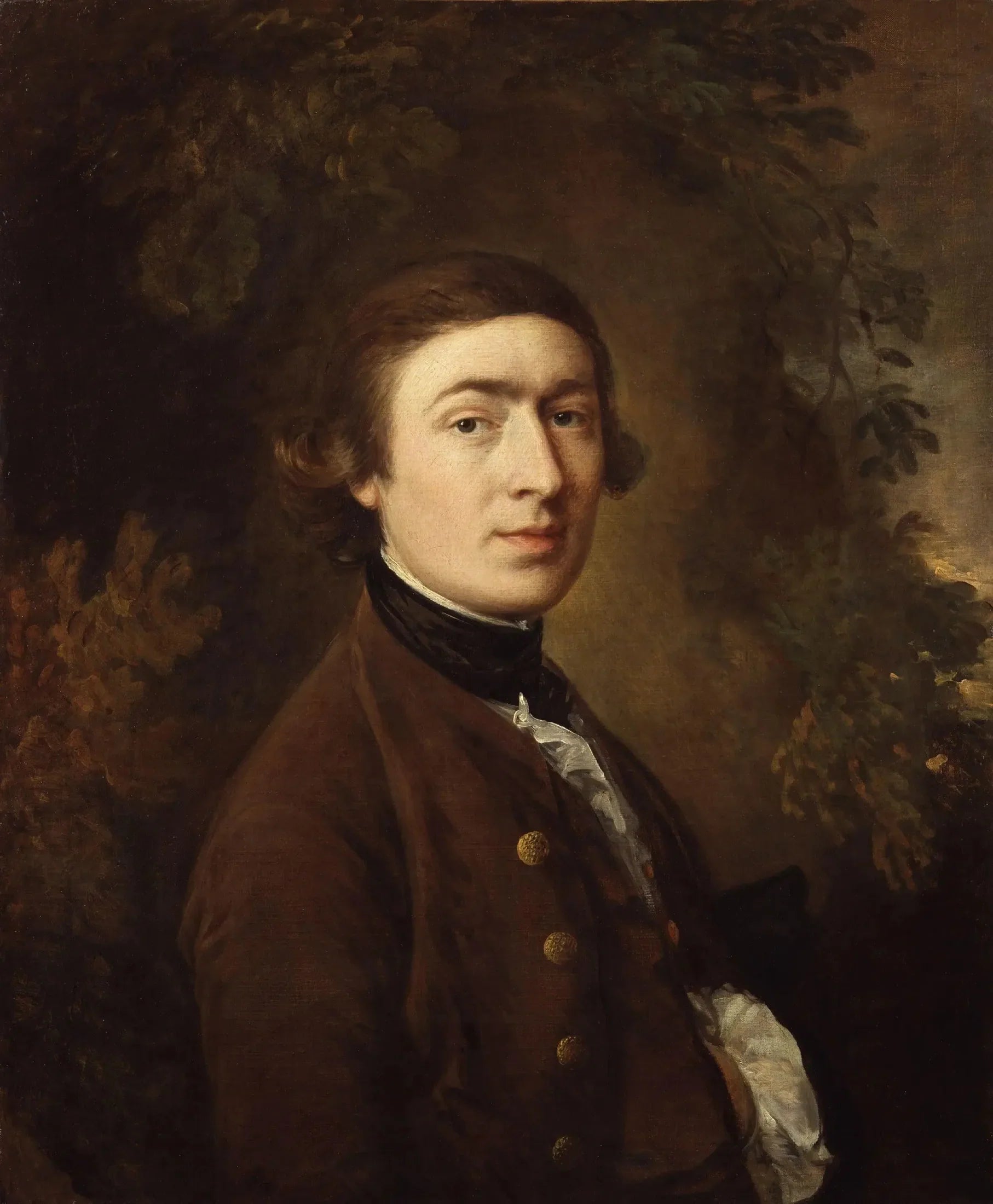 Autoportrait - Thomas Gainsborough image 1 copie de tableau peinte à la main