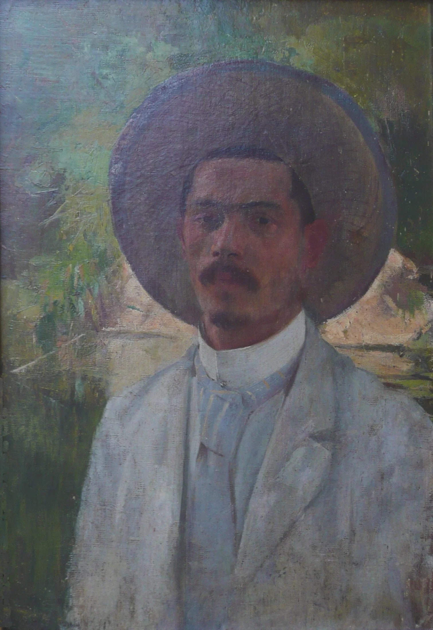 Autoportrait vers 1890 - Eliseu Visconti image 1 copie de tableau peinte à la main