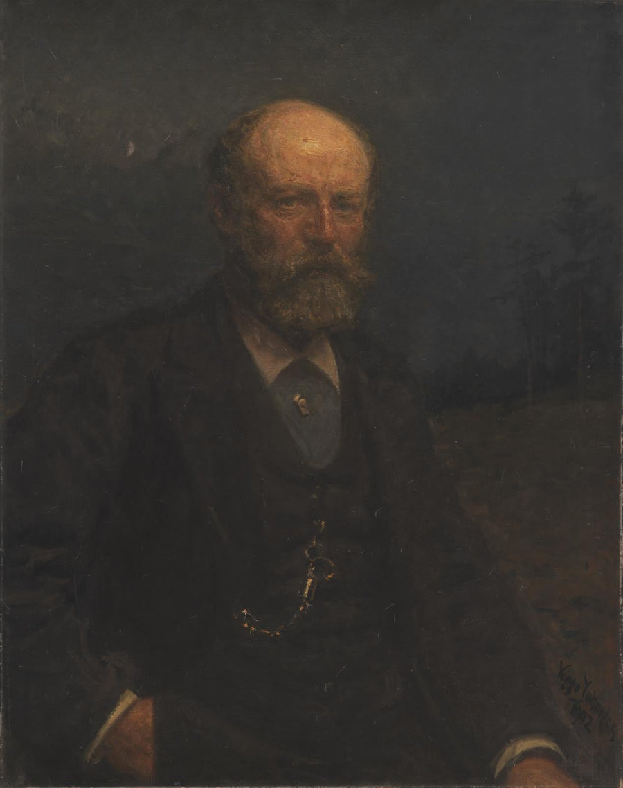 Autoportrait - Viggo Johansen image 1 reproduction artisanale de tableau