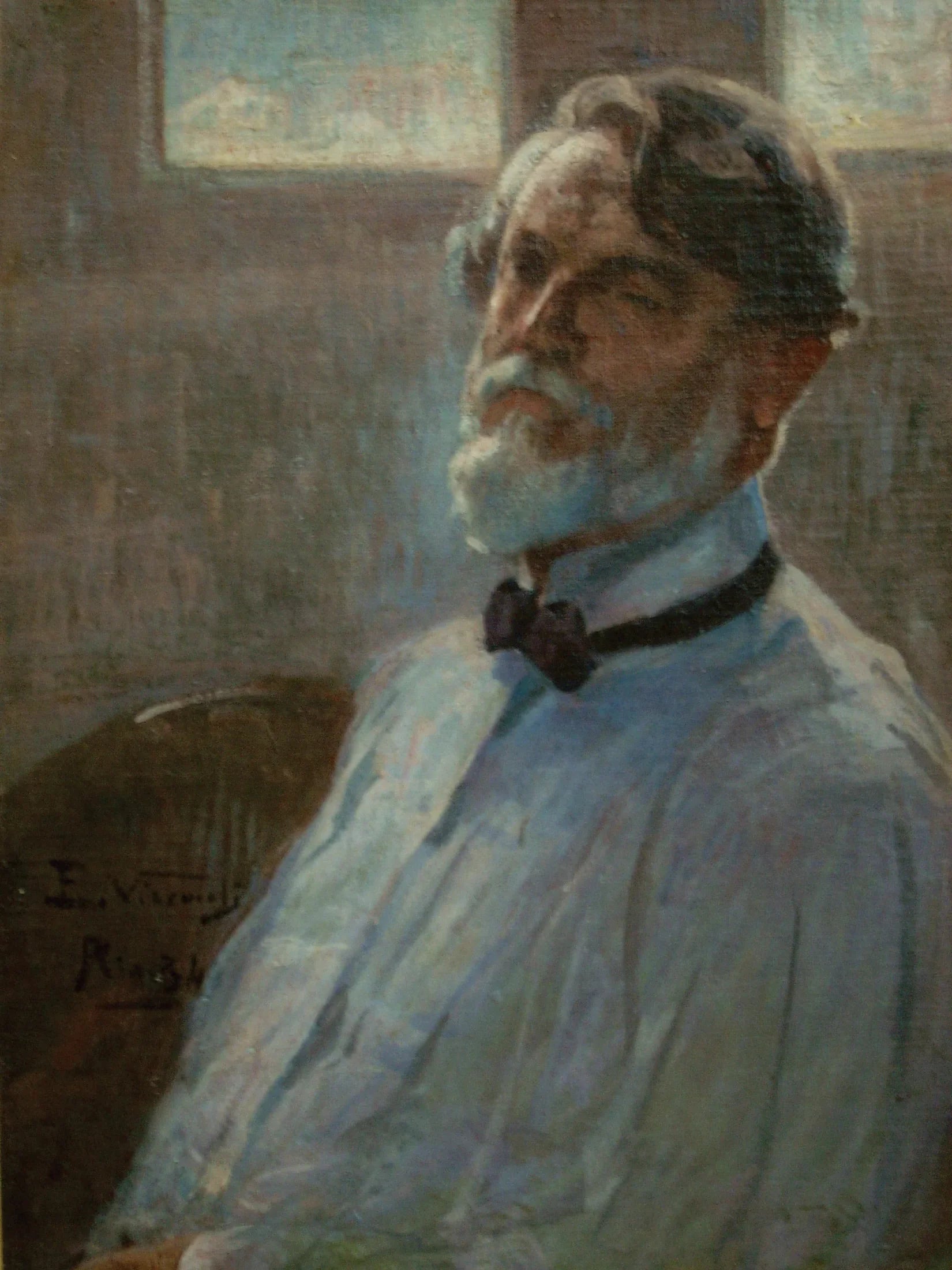 Autorretrato em azul 1934 - Eliseu Visconti image 1 tableau peint à l’huile sur toile