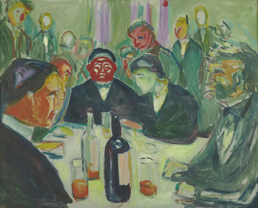 Autour de la table - Edvard Munch