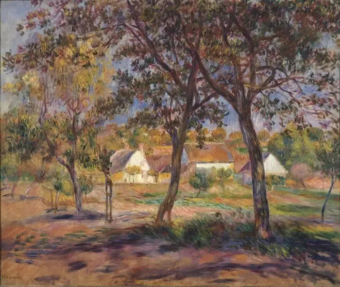 Aux alentours de Pont-Aven - Pierre-Auguste Renoir image 1 reproduction artisanale de tableau