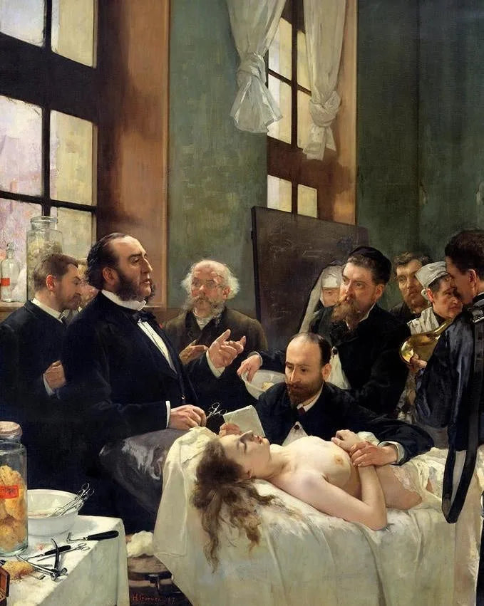 Avant l'opération - Henri Gervex image 1 copie peinte à la main à l’huile