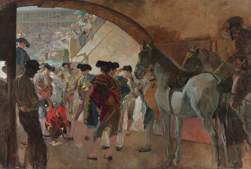 Avant la corrida - Joaquín Sorolla