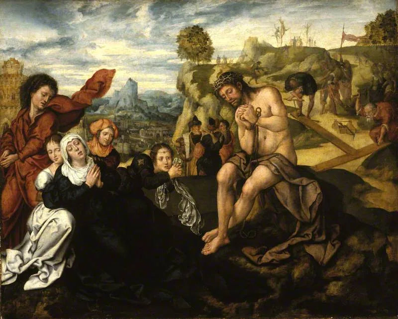 Avant la crucifixion - Bernard van Orley image 1 reproduction artisanale de tableau