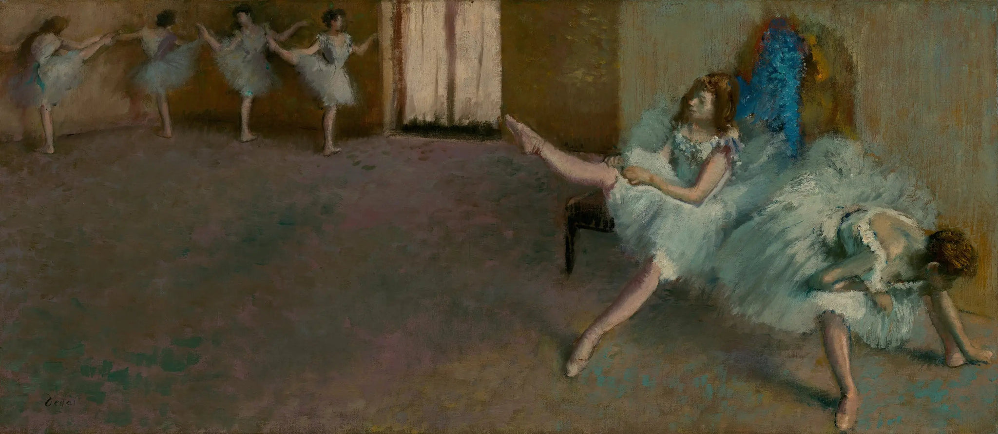 Avant le ballet - Edgar Degas image 1 reproduction de peinture à l’huile