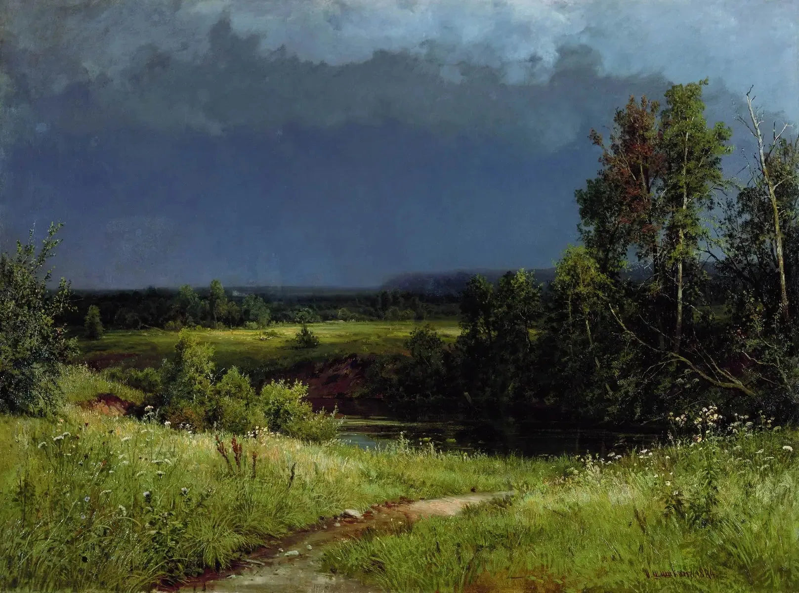 Avant un orage - Ivan Chichkine image 1 copie de tableau peinte à la main