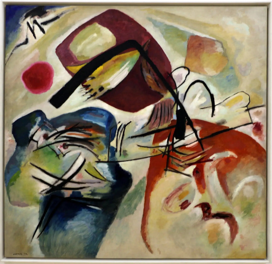 Avec l'arc noir - Vassily Kandinsky