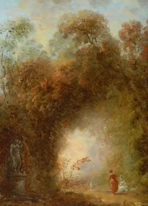 Avenue aux figures - Jean-Honoré Fragonard