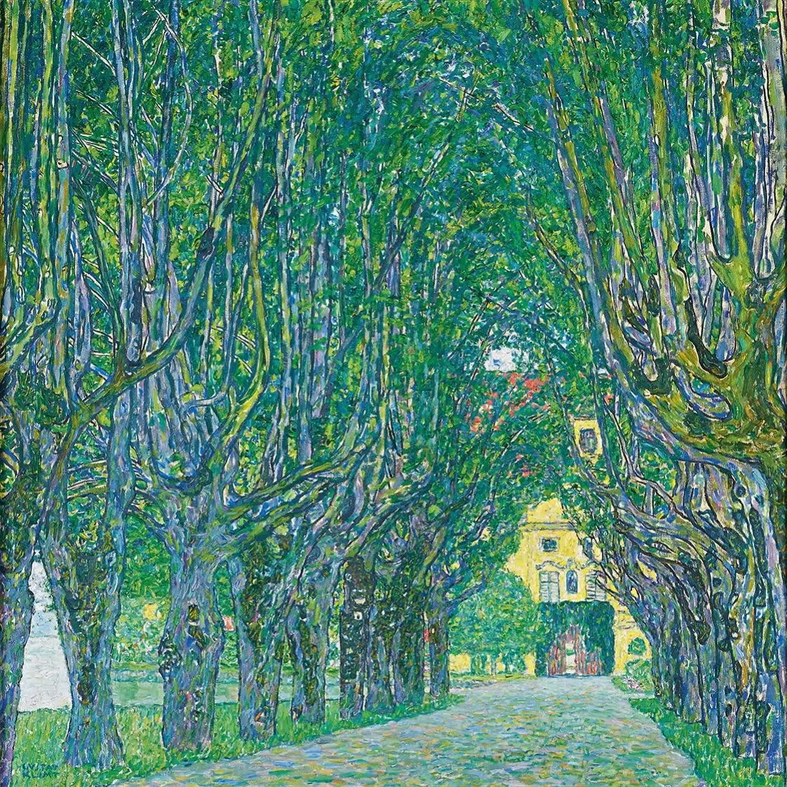 Avenue dans le parc de Schloss Kammer - Gustav Klimt image 1 reproduction d’œuvre d’art à l’huile