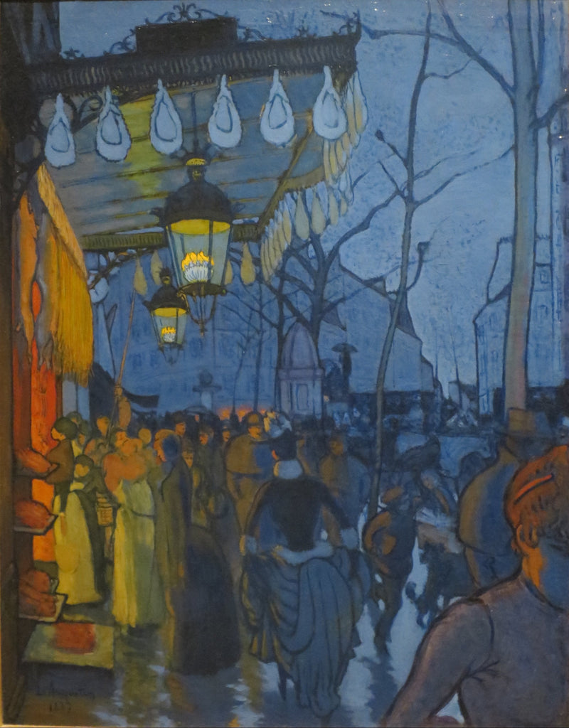 Avenue de Clichy, cinq heures du soir - Louis Anquetin
