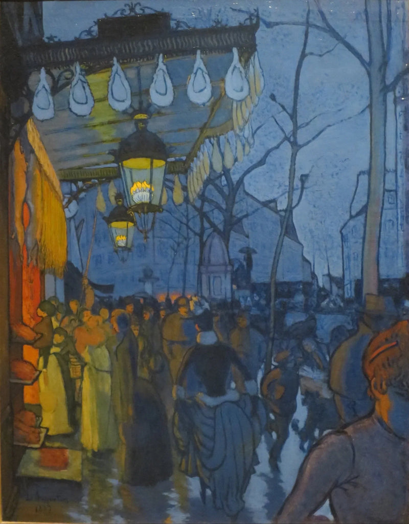 Avenue de Clichy, cinq heures du soir - Louis Anquetin