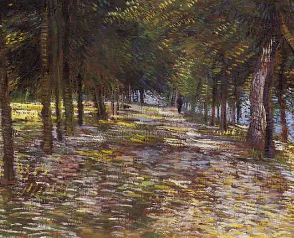 Avenue de Parc Voyer d'Argenson à Asnières - Vincent van Gogh