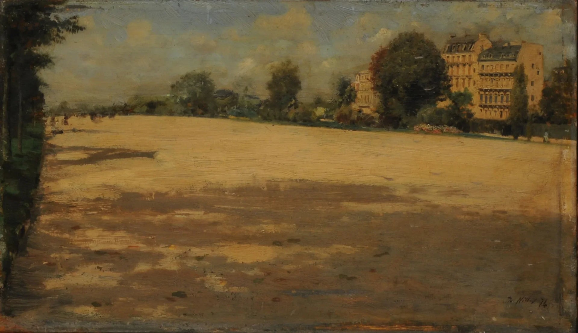 Avenue du Bois de Boulogne - Giuseppe De Nittis image 1 reproduction artisanale de tableau