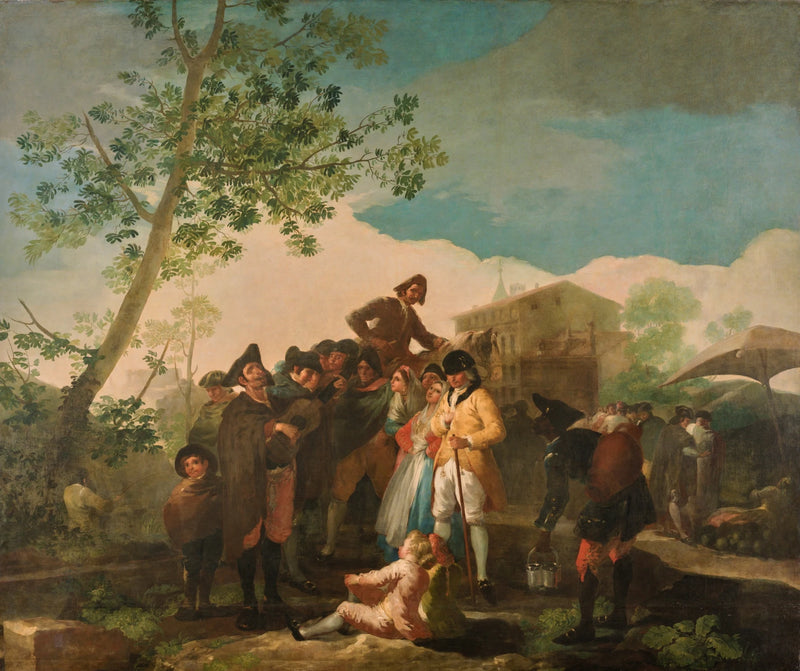 Aveugle à la guitarre - Francisco de Goya