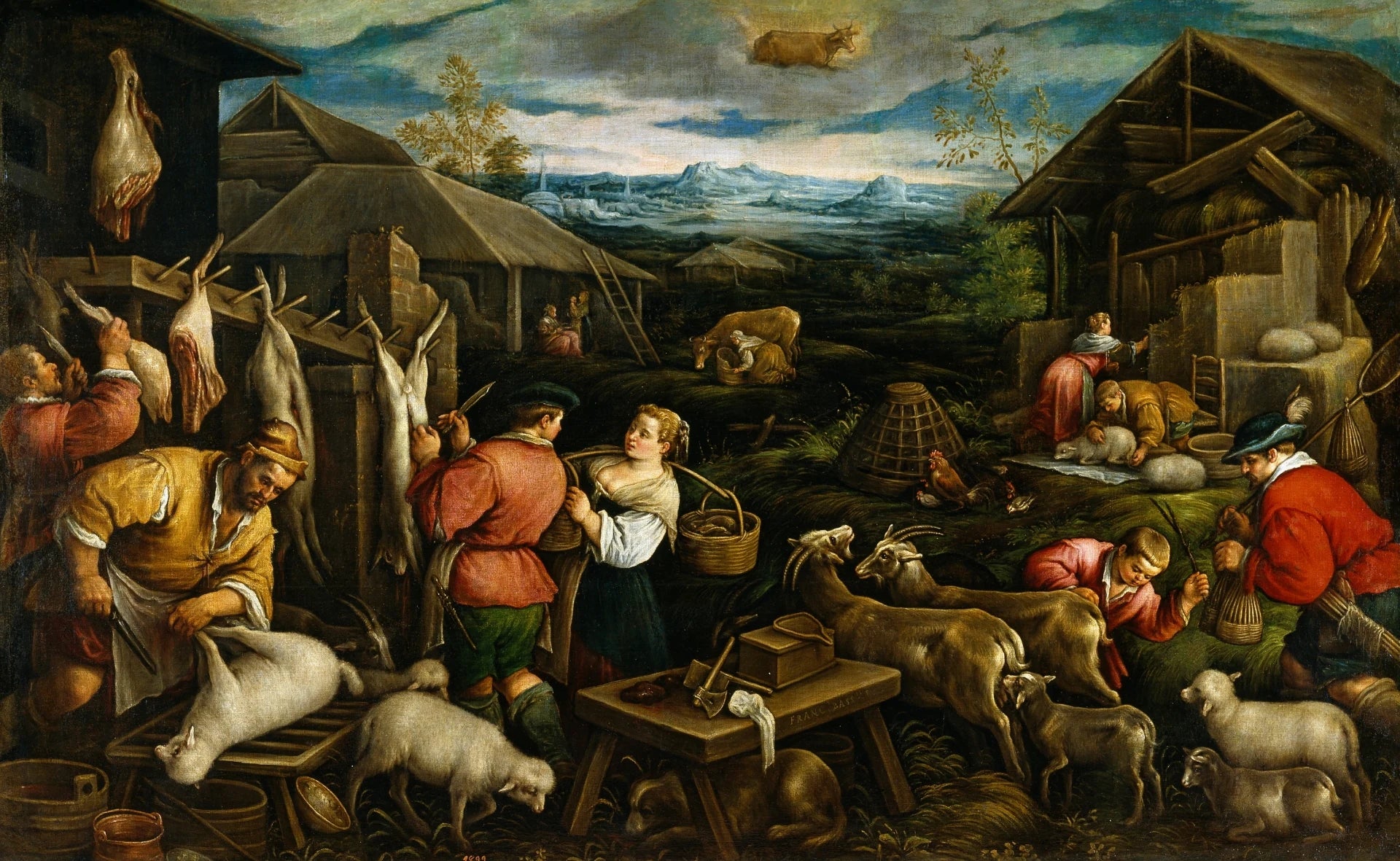 Avril (Taureau) - Francesco Bassano le Jeune