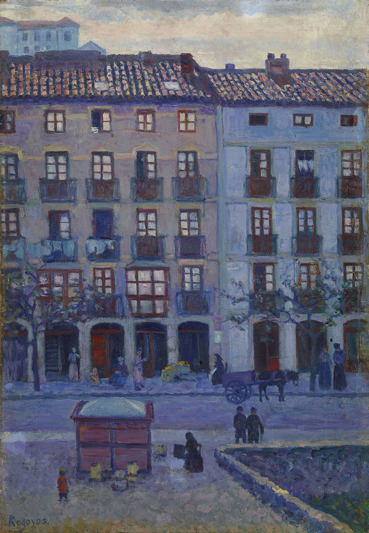 Azul, Saint-Sébastien - Darío de Regoyos image 1 copie de tableau peinte à la main
