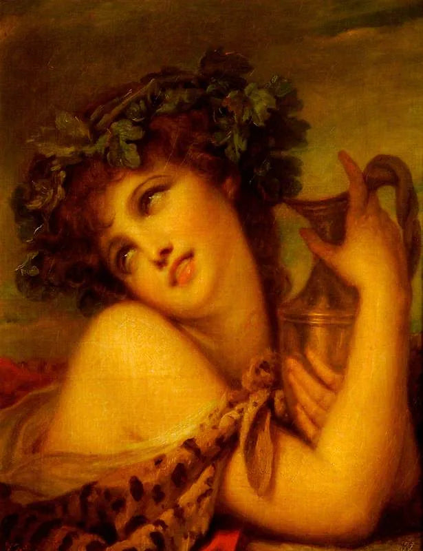 Bacchante à l'amphore - Jean-Baptiste Greuze image 1 reproduction réalisée par Alpha Reproduction