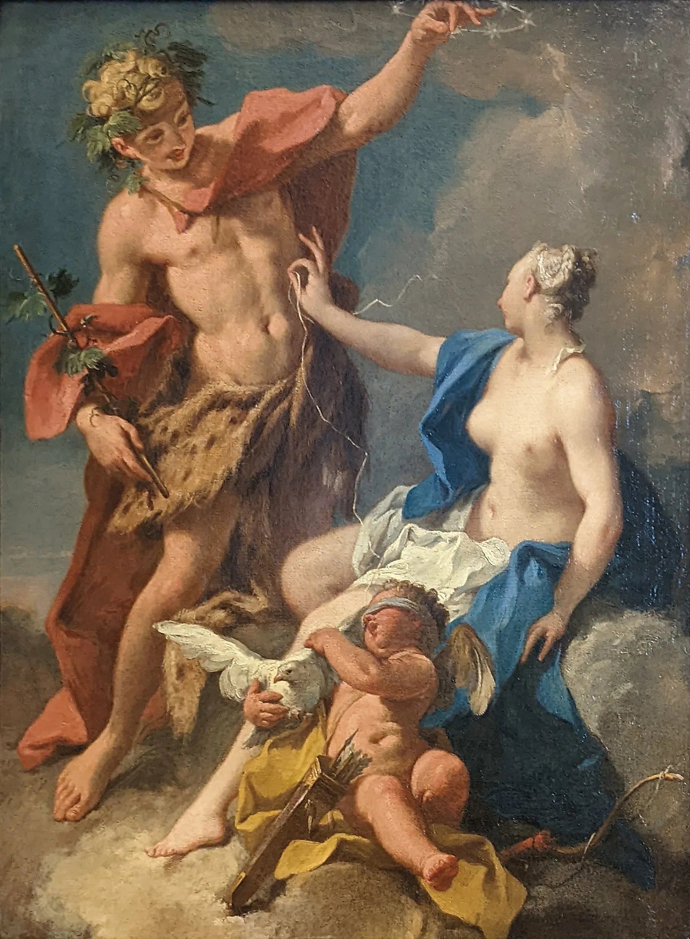 Bacchus et Ariane - Giovanni Battista Pittoni image 1 copie de tableau peinte à la main
