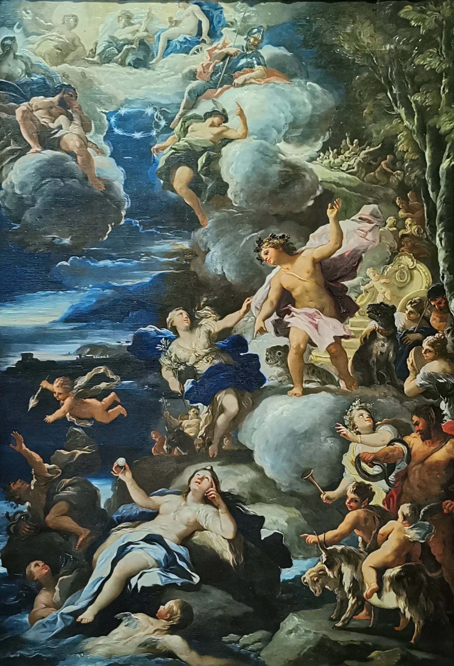 Bacchus et Ariane - Luca Giordano image 1 copie de tableau peinte à la main